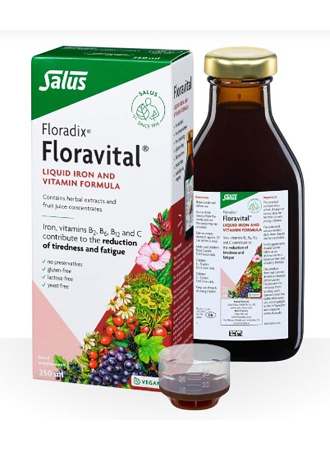 Salus Sls Floravital Iron And Herbal 250 Ml # - Image 1